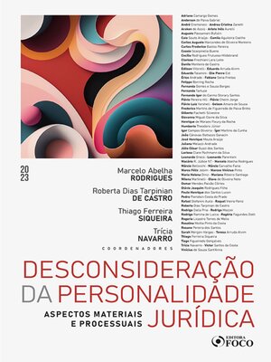 cover image of Desconsideração da Personalidade Jurídica--Aspectos Materiais e Processuais
